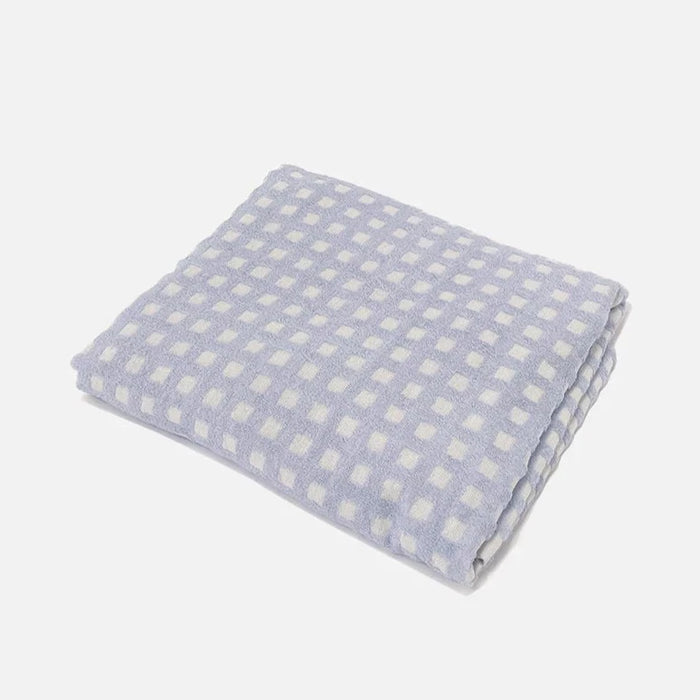 Beach Towel - Periwinkle Check