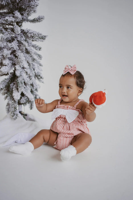 Candy Stripe Bow Romper