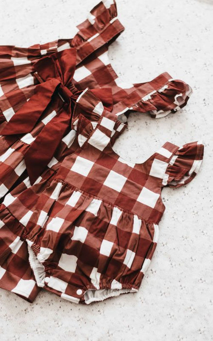 Gingham Playsuit/Dress (Pre-Order)