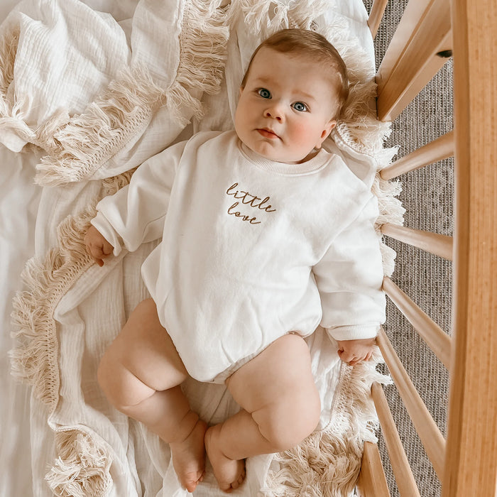 'Little Love' Long Sleeve Bubble Romper