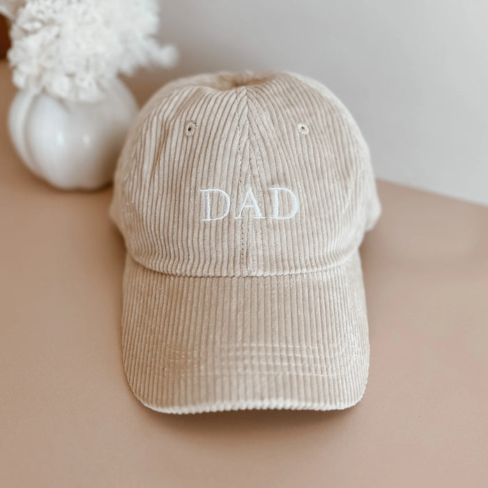 'Dad' Corduroy Cap