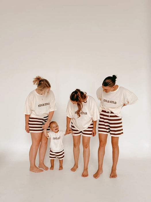 'Mama' Tee & Shorts Set