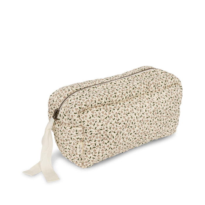 Organic Cotton Quilted Toiletry Bag