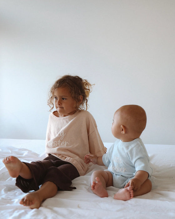 'Big Sister' Tee - Pink Lemonade