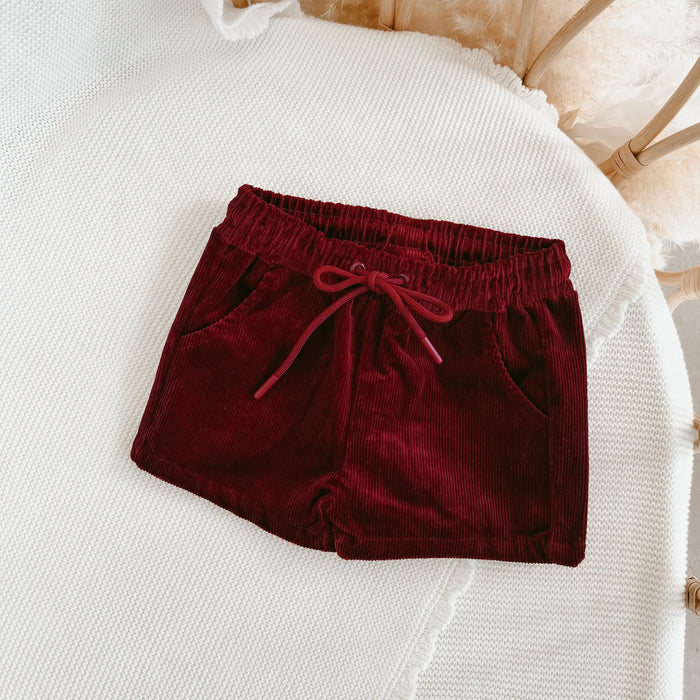 Corduroy Christmas Shorts (Pre-Order)