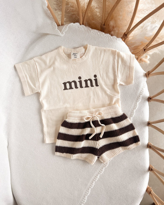 'Mini' Tee & Shorts Set