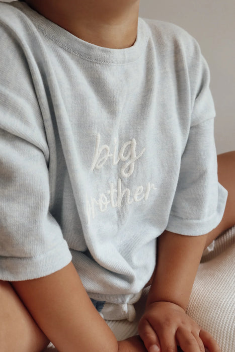 'Big Brother' Tee - Powder Blue