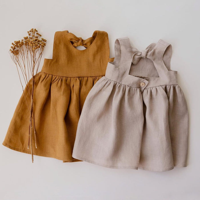 Linen Cutout Dress