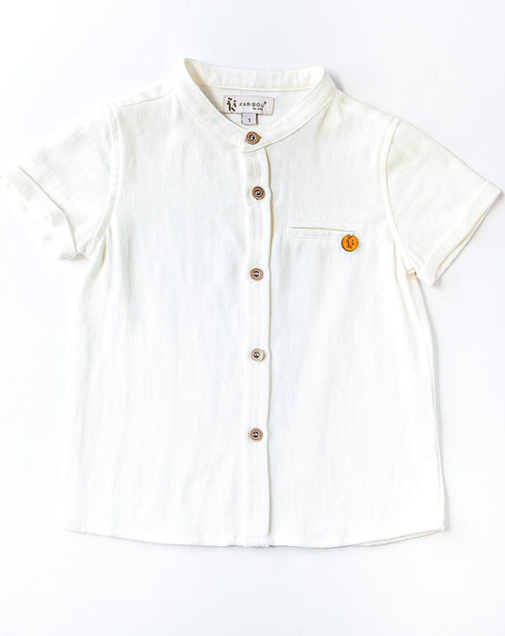 Koa Boys Shirt - White
