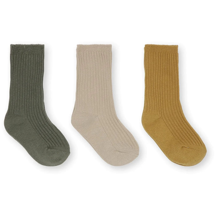 3-Pack Rib Socks