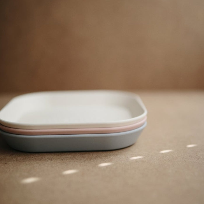 Square Dinnerware Plates, Set of 2