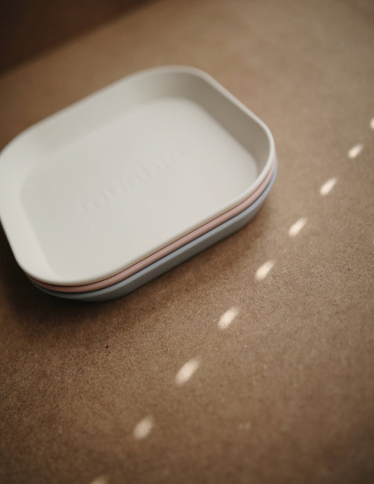 Square Dinnerware Plates, Set of 2