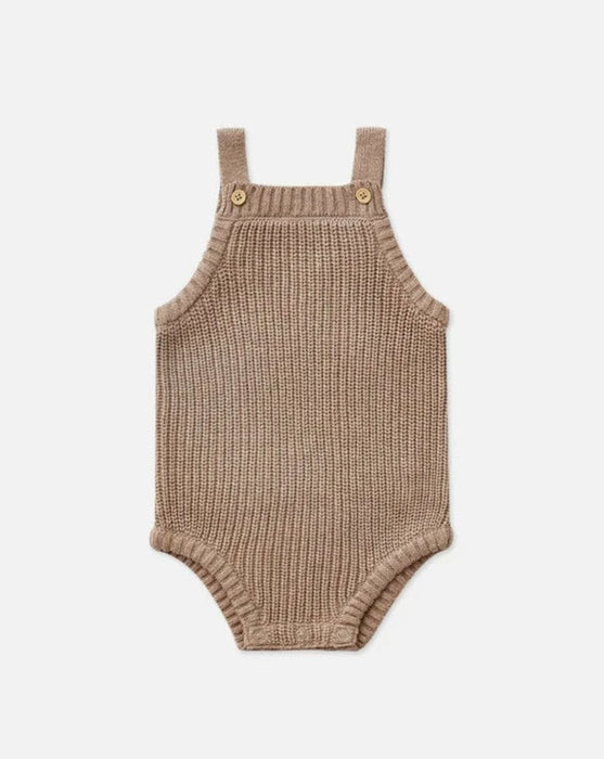 Chunky Knit Strap Bodysuit - Taupe