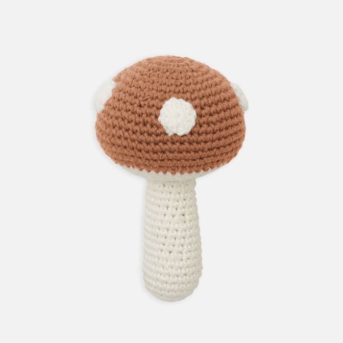 Mushroom Hand Rattle