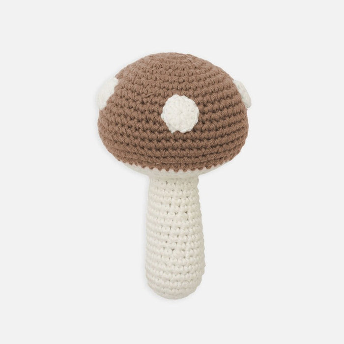 Mushroom Hand Rattle